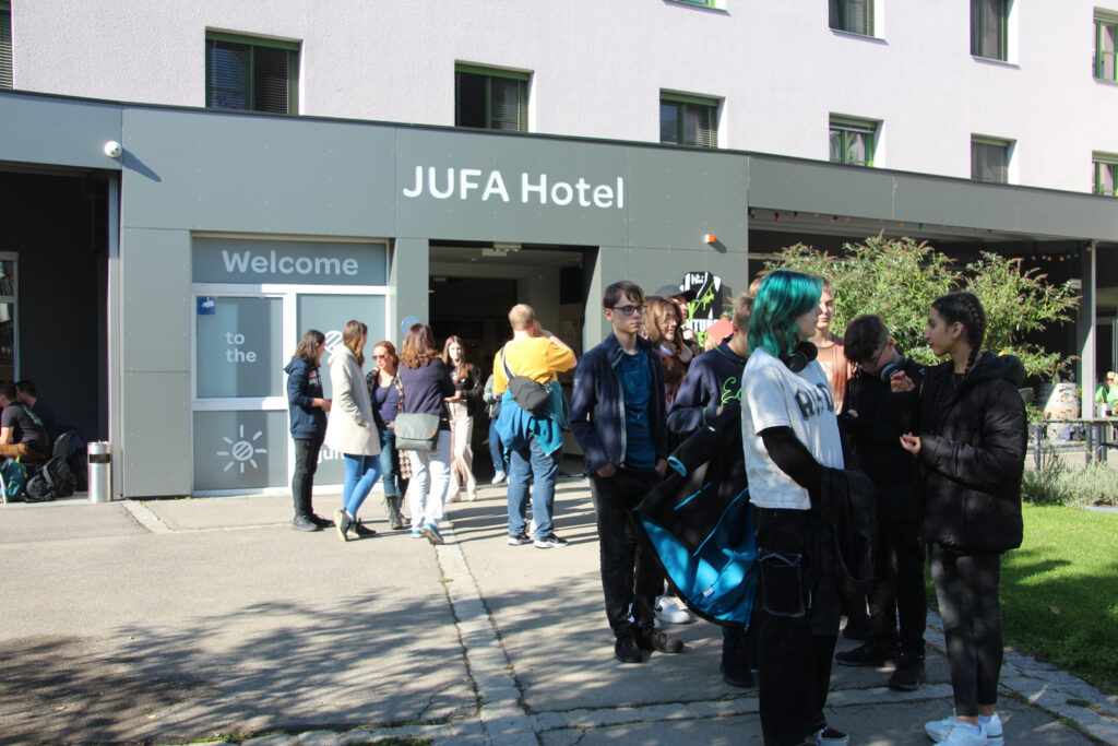 Anreise im JUFA-Hotel Graz City